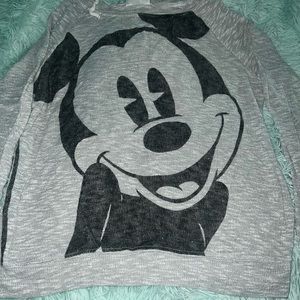 Disney Parks official Mickey Mouse grey sweater